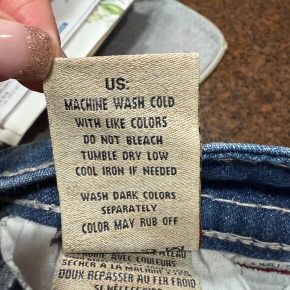 MEK DNM MARRAKECH SLIM BOOT CUT 25 Women's Denim Jeans 2000's Y2K Western - Picture 12 of 13